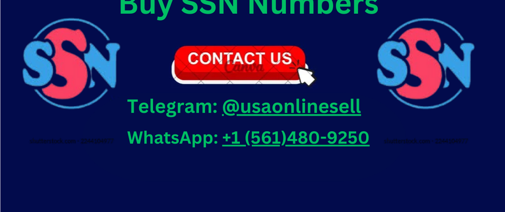 Cover image for Buy SSN Number USA