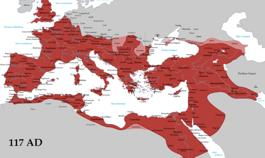 Đế chế La Mã vào cuối thế kỷ thứ nhất sau Công nguyên