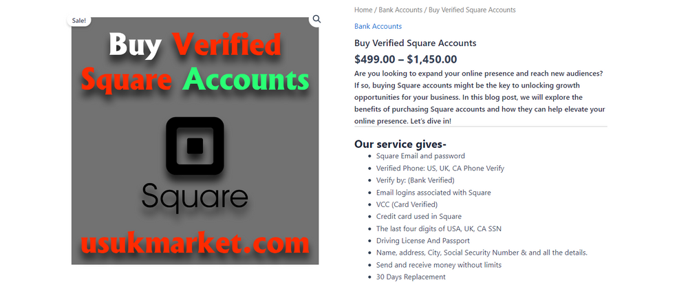 Cover image for Why should you buy verified Square account from us?