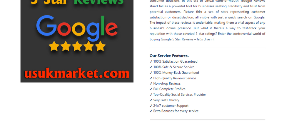 Cover image for Top 3 Best Place to Buy Google 5 Star Reviews in 2024