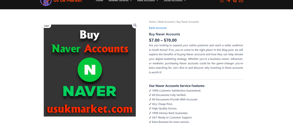 Cover image for Top 3 Sites To Buy Naver Accounts - 100% verified, Safe ...